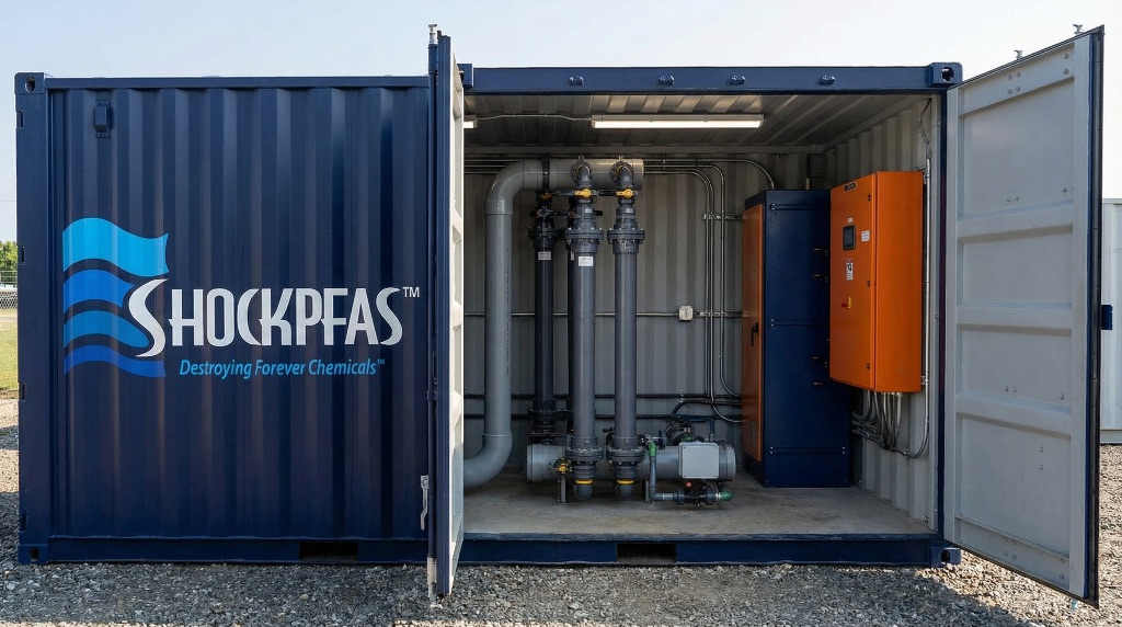 ShockPFAS™ mobile containerized PFAS remediation system